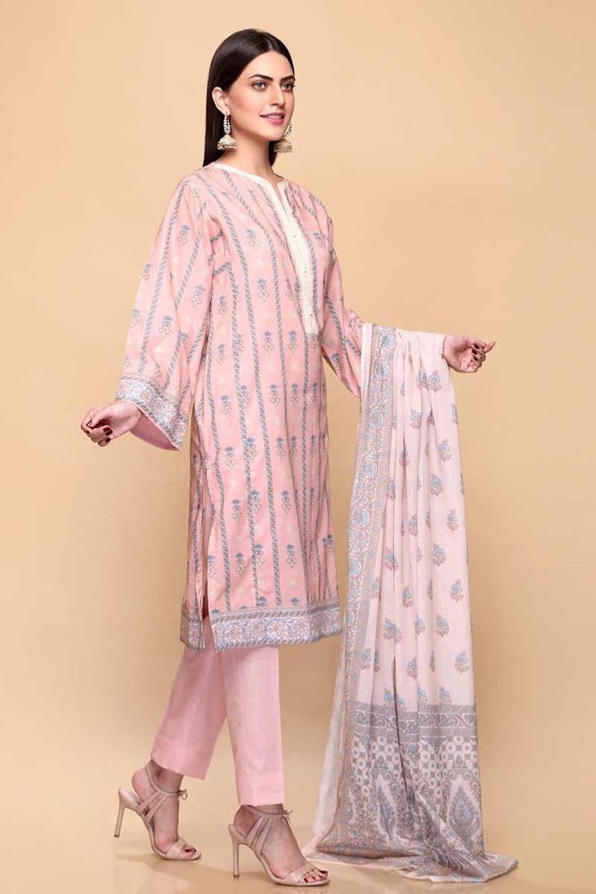 Gul Ahmed Pink Suit Mother's Collection