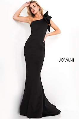 Jovani Red Carpet Gown Design Black Color Dress