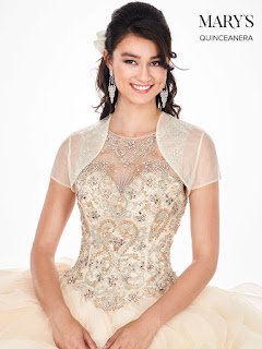 Ball Gown Champagne Color Dress Front Design