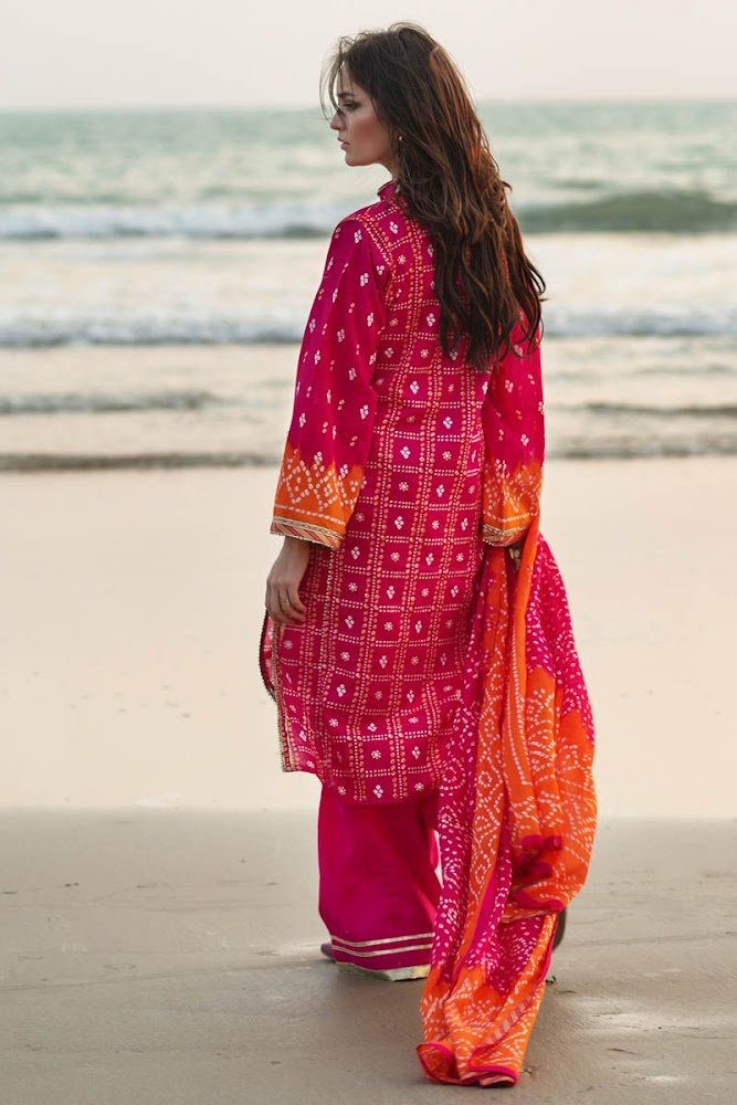 Gul Ahmed Chunri Lawn Suit