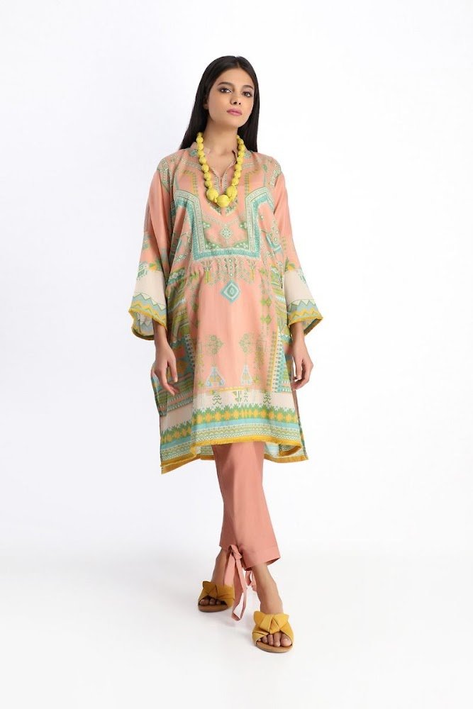 khaadi pink shirt shalwar