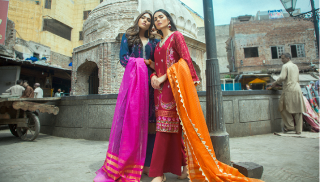 Rang nagar Taana Baana Eid collection