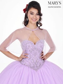 Lilac color Ball Gown Dress Front Design