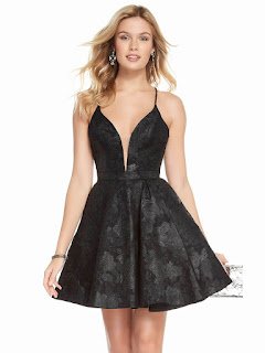 Plunging Neckline Alyce Homecoming Short Dress