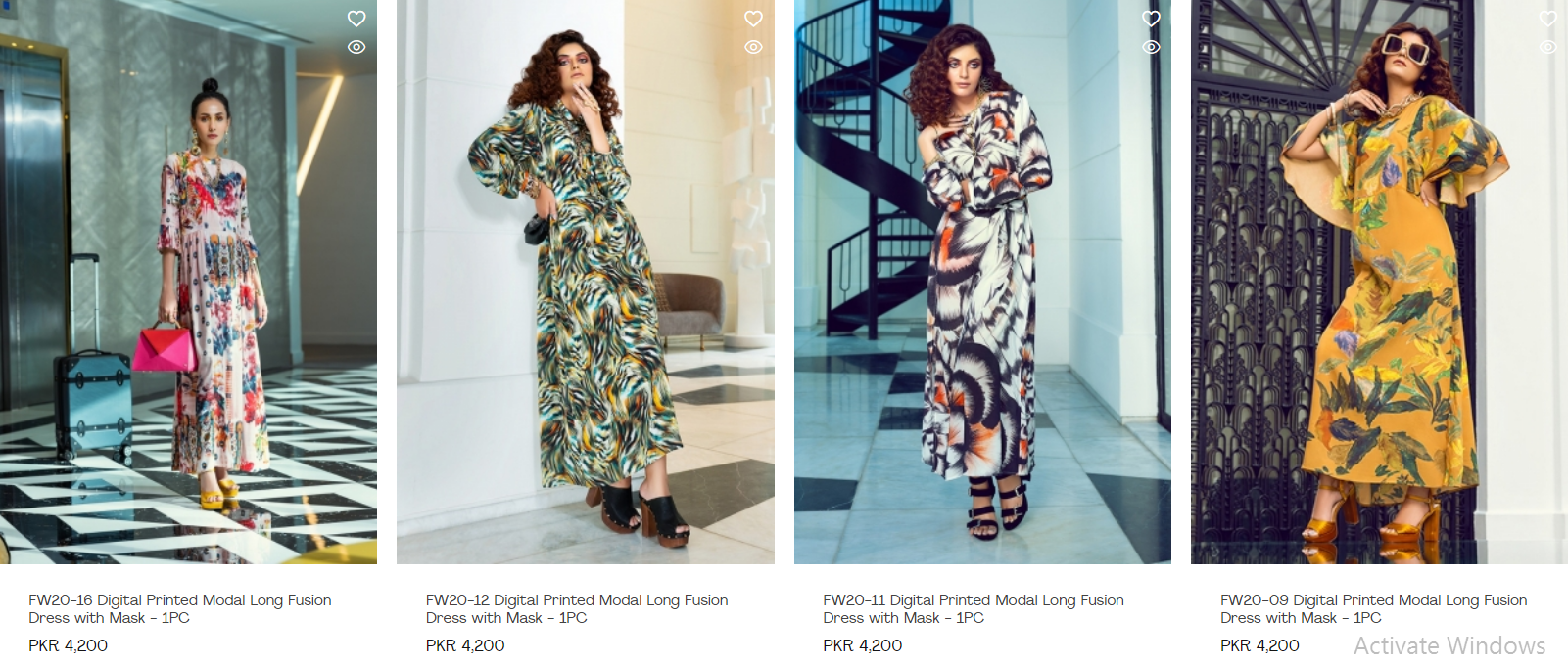 Nishat Linen Winter Collection Fusion Tops 2021 Dresses