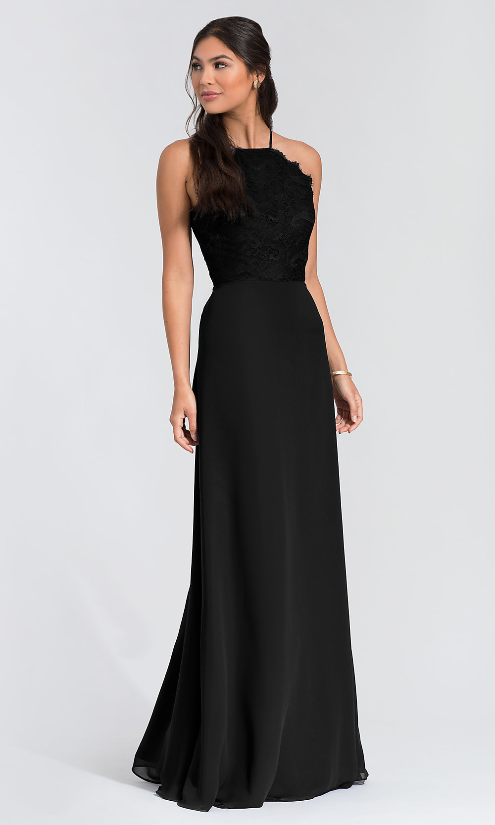 lace -bodice hailey black prom dress