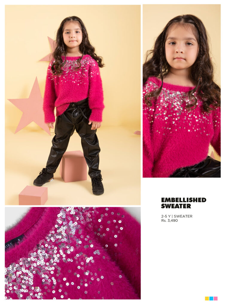 sapphire sale kids 50% off winter Embellished sweater 