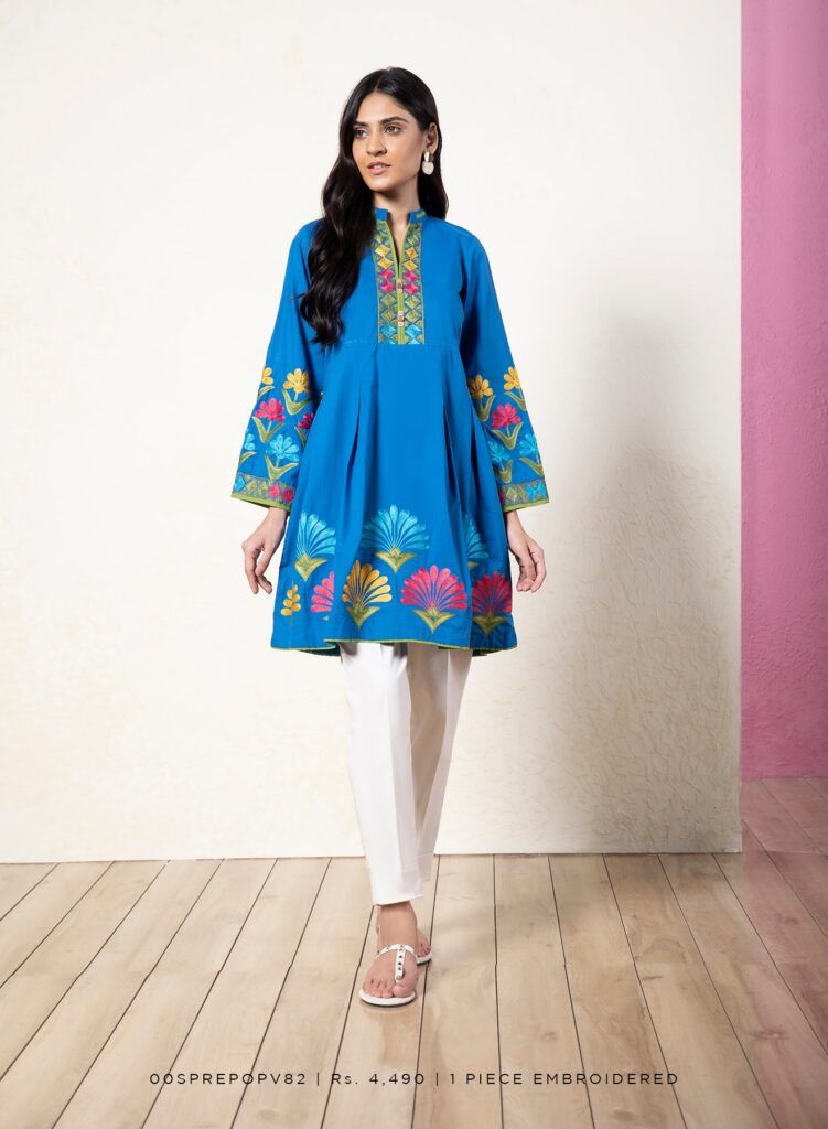 sapphire sale ready to wear 1-piece Embroidered winter dress