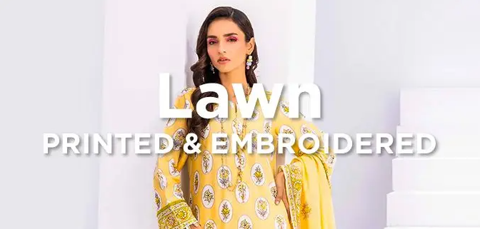 Gul Ahmed Lawn & Embroidered suits